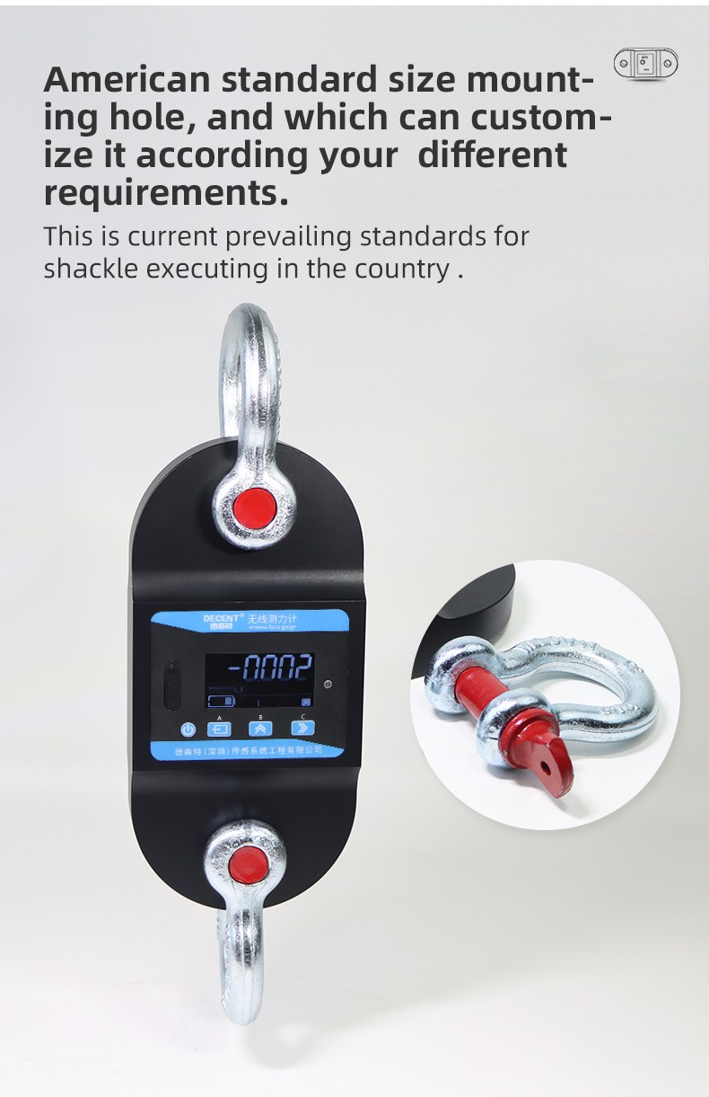 DAYSENSOR Digital tension Load Cell Link Scale Handheld Indicator LCD display