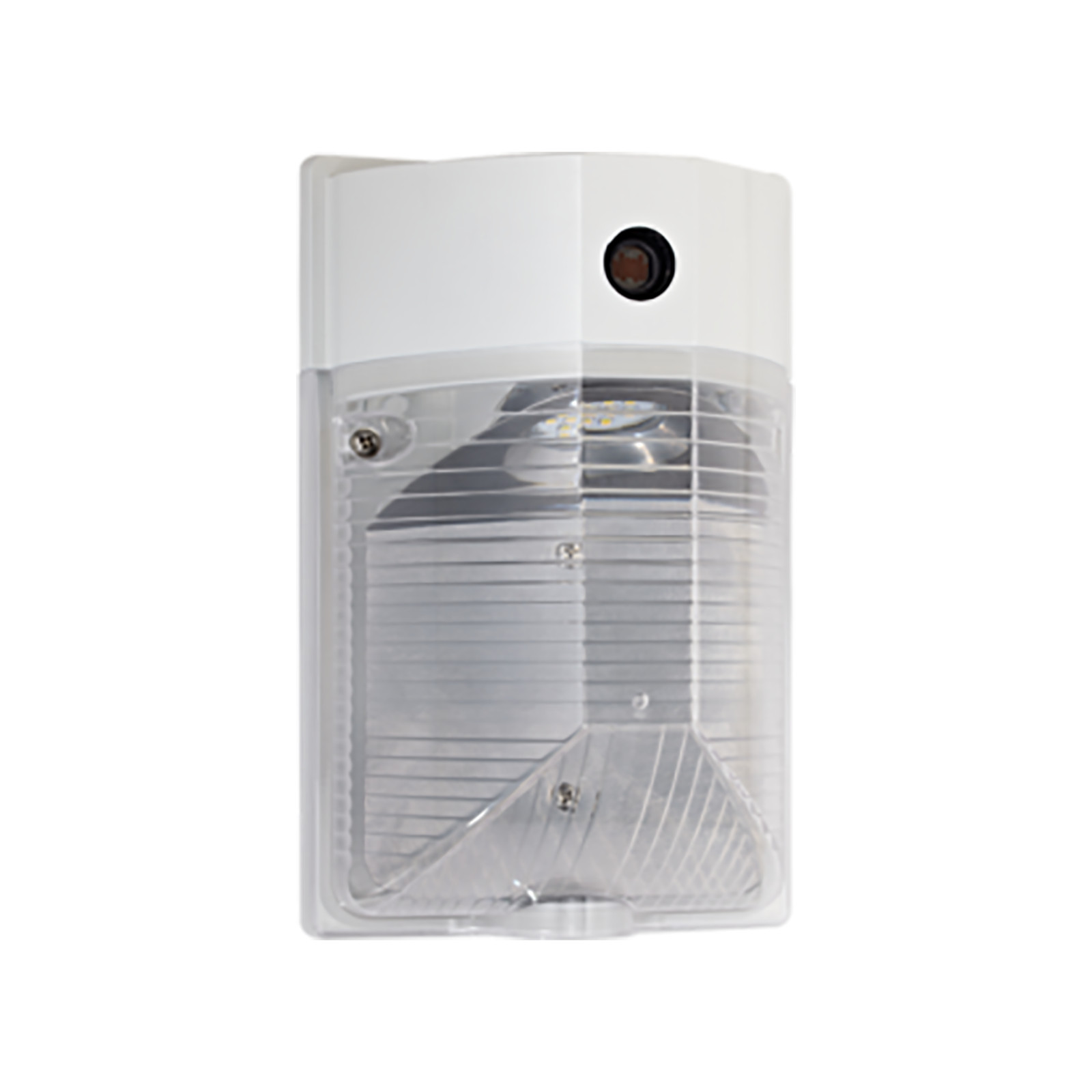 White LED Mini Wall Pack 17W 1700Lm 5000K Dusk to Dawn Security Light Photocell