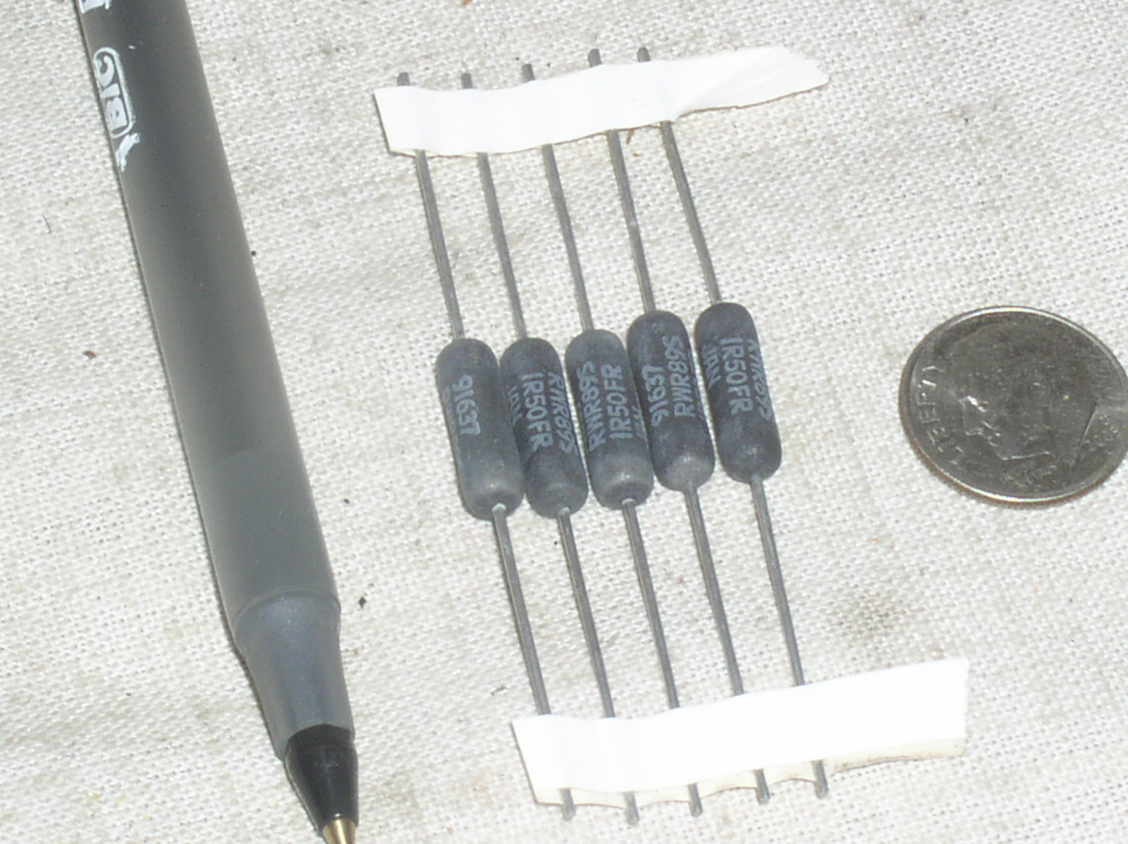 5 DALE WIREWOUND RWR RWR89 RWR89N1R50FR MIL MILITARY RESISTOR 1.5 OHM 3W 1% 3 W