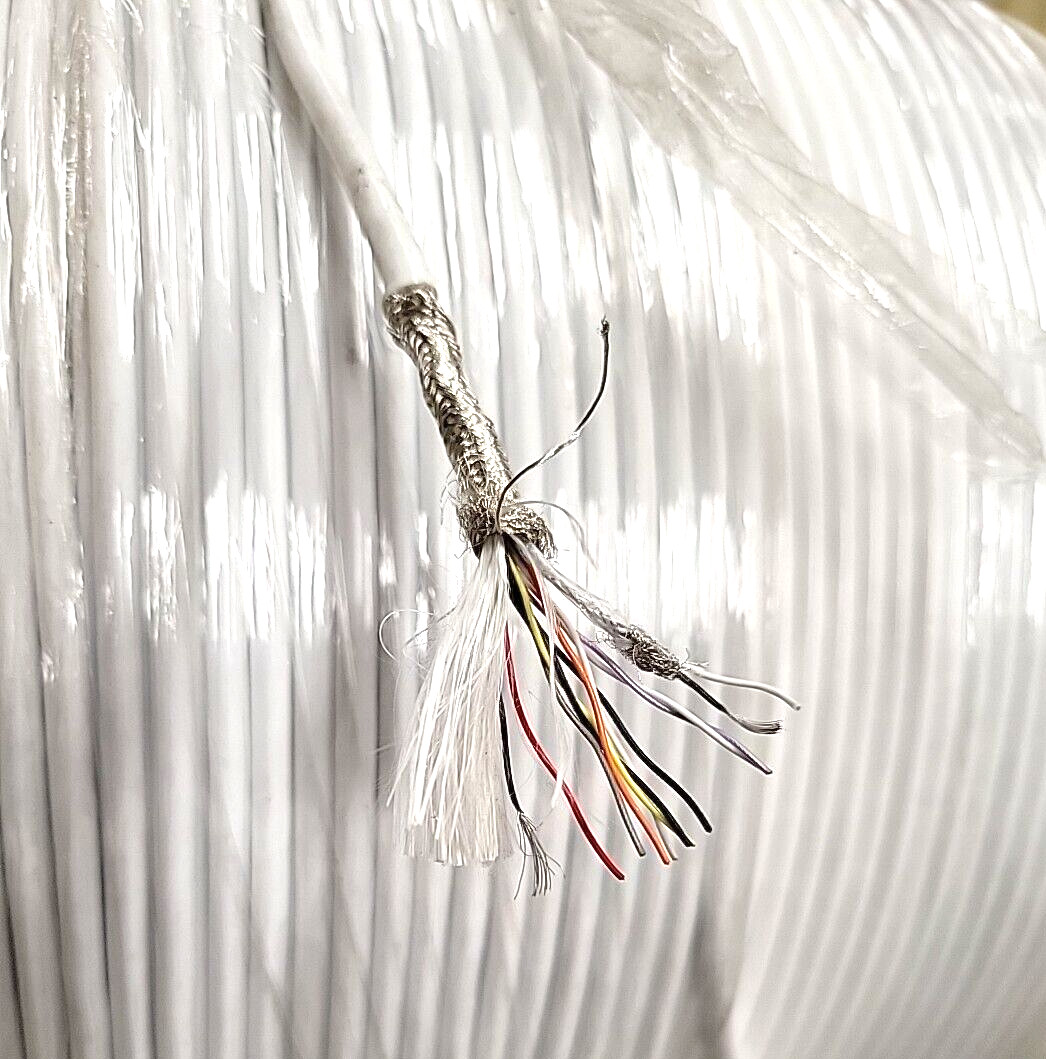 Very Flexible 12 CONDUCTOR 6PR 24 GA SILV SHIELD STRANDED SOLD $ PER 40’SECTION