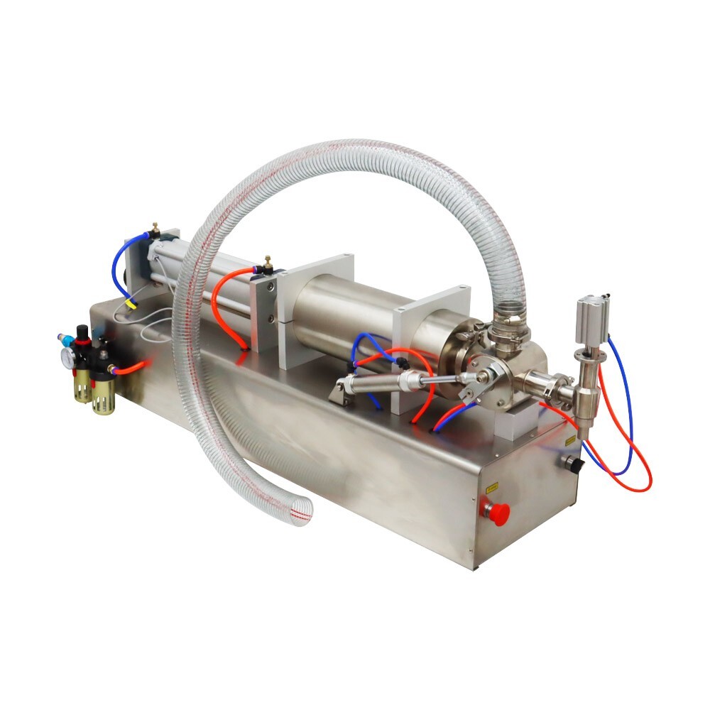 TECHTONGDA 1000-5000ml 1 Nozzle Paste Liquid Oil Fill Machine 110V Piston Filler