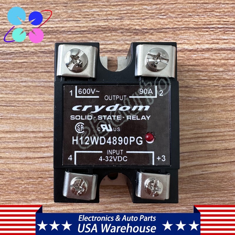 New Solid State Relay 4-32VDC 90A Load 600VDC For Crydom H12WD4890PG Module