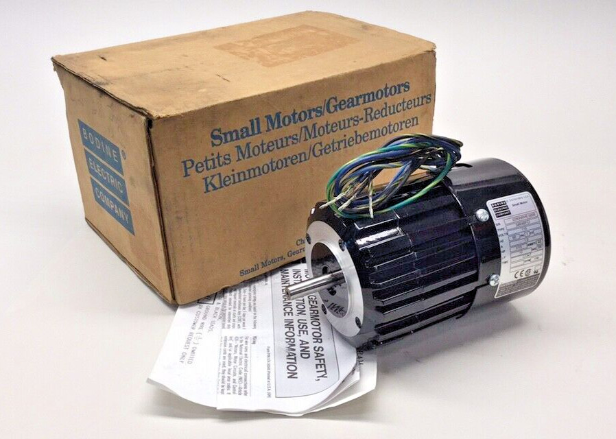 Bodine 34R4BFCI Electric Motor 1ph 1/15hp 115V 60hz 1700rpm