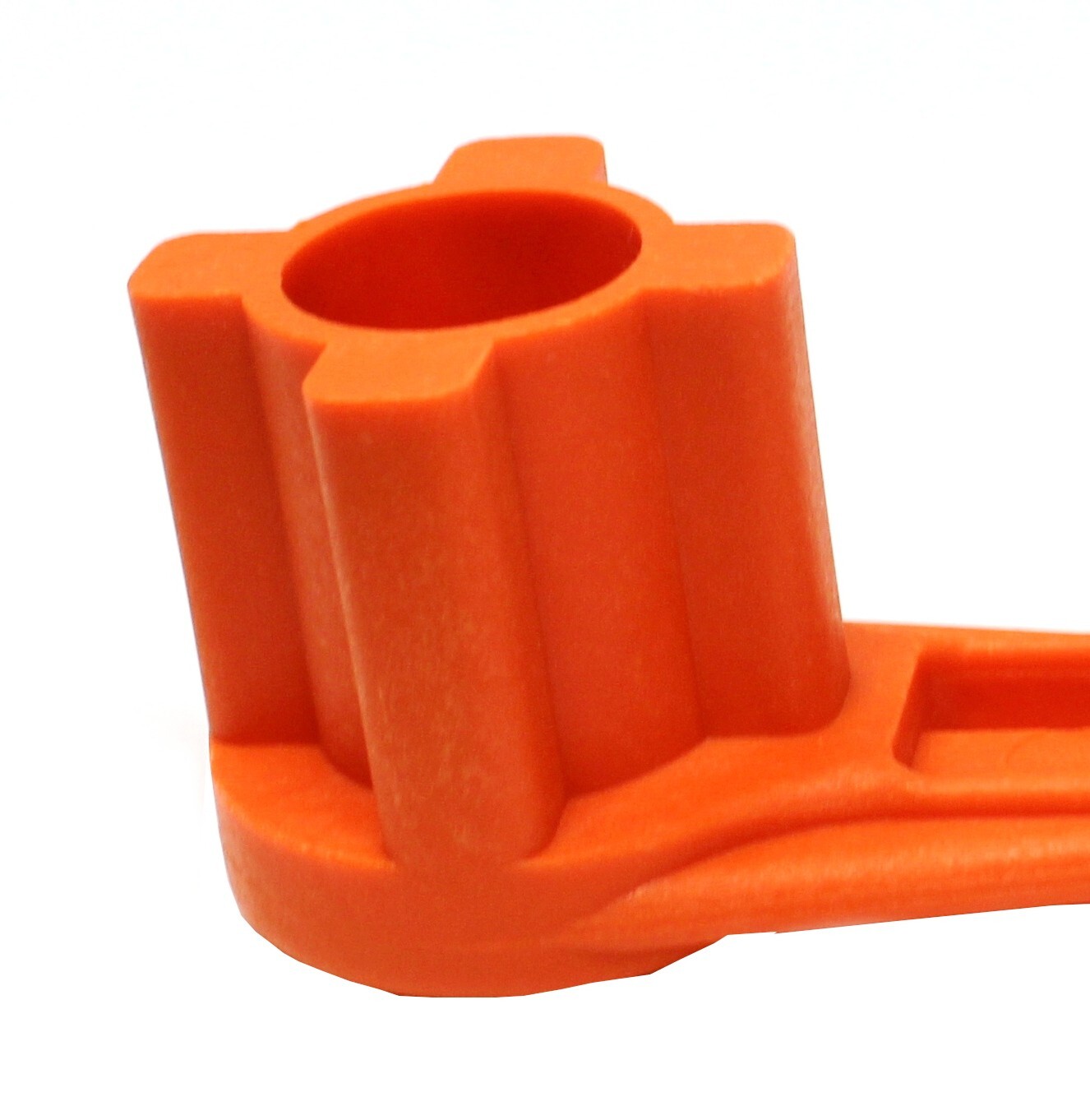 Orange 4-IN-1 Bung Drum Wrench 55-30-15 Gallon Water Barrel Nut Cap Plug