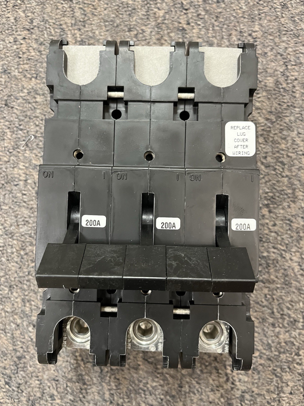 Airpax/Sensata Circuit Breaker 200A 3-Pole P/N JAE-3-32771-200