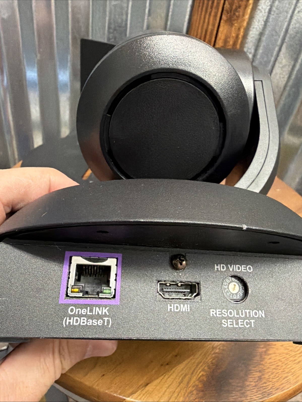 Vaddio RoboSHOT 12E HDBT PTZ Conference Camera PoE 998-99600-100 w/Mount