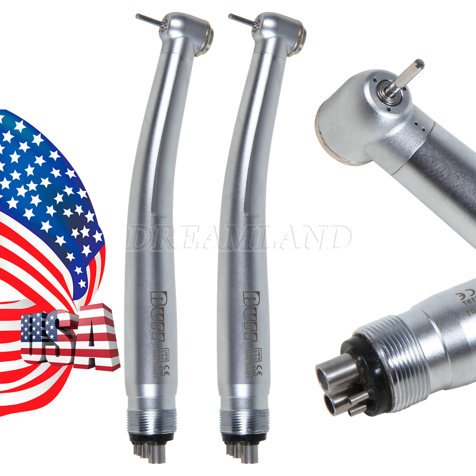 10 X Dental High Speed Handpiece Turbine 4 Hole Standard Fit NSK PANA MAX U3BM