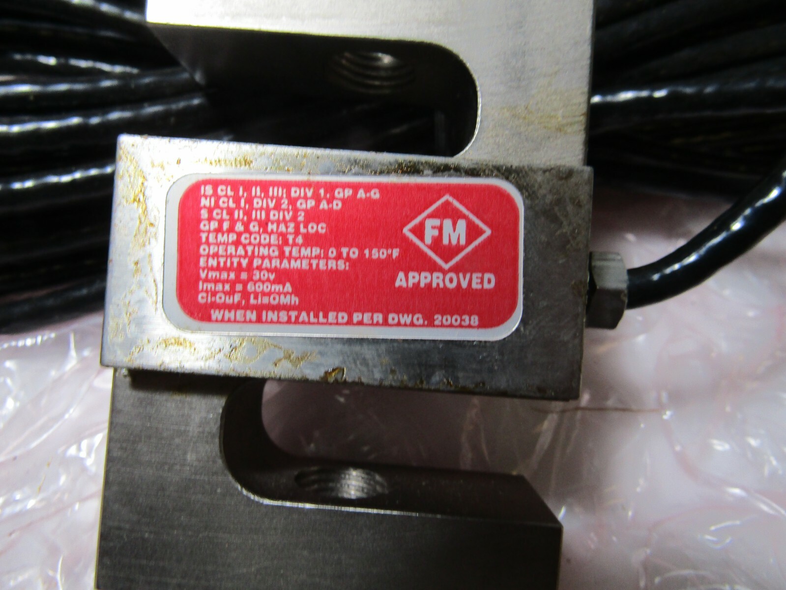 NEW SENSORTRONICS S-BEAM LOAD CELL 60001A1.5K-1177 OUTPUT 1.5K POUNDS @ 3.330mVN