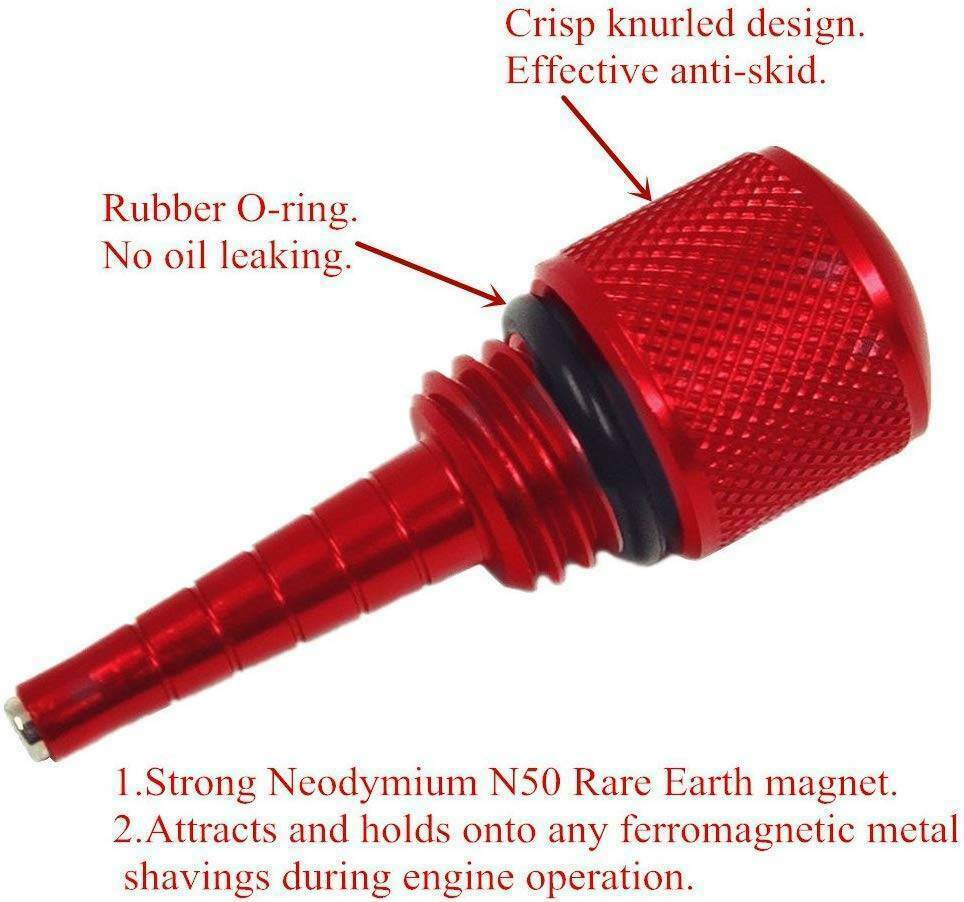 New Magnetic Oil Dipstick Aluminum Sliver Fits For Many Inverter Generators