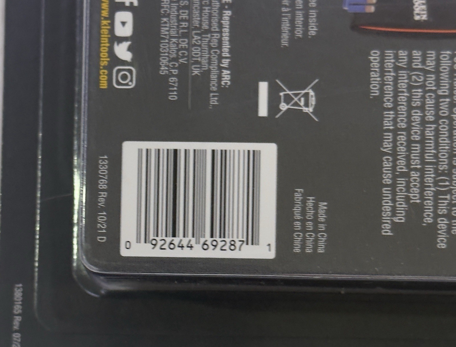 NEW Klein Tools CL390 400A AC/DC Auto-Ranging Digital Clamp Meter Free Shipping