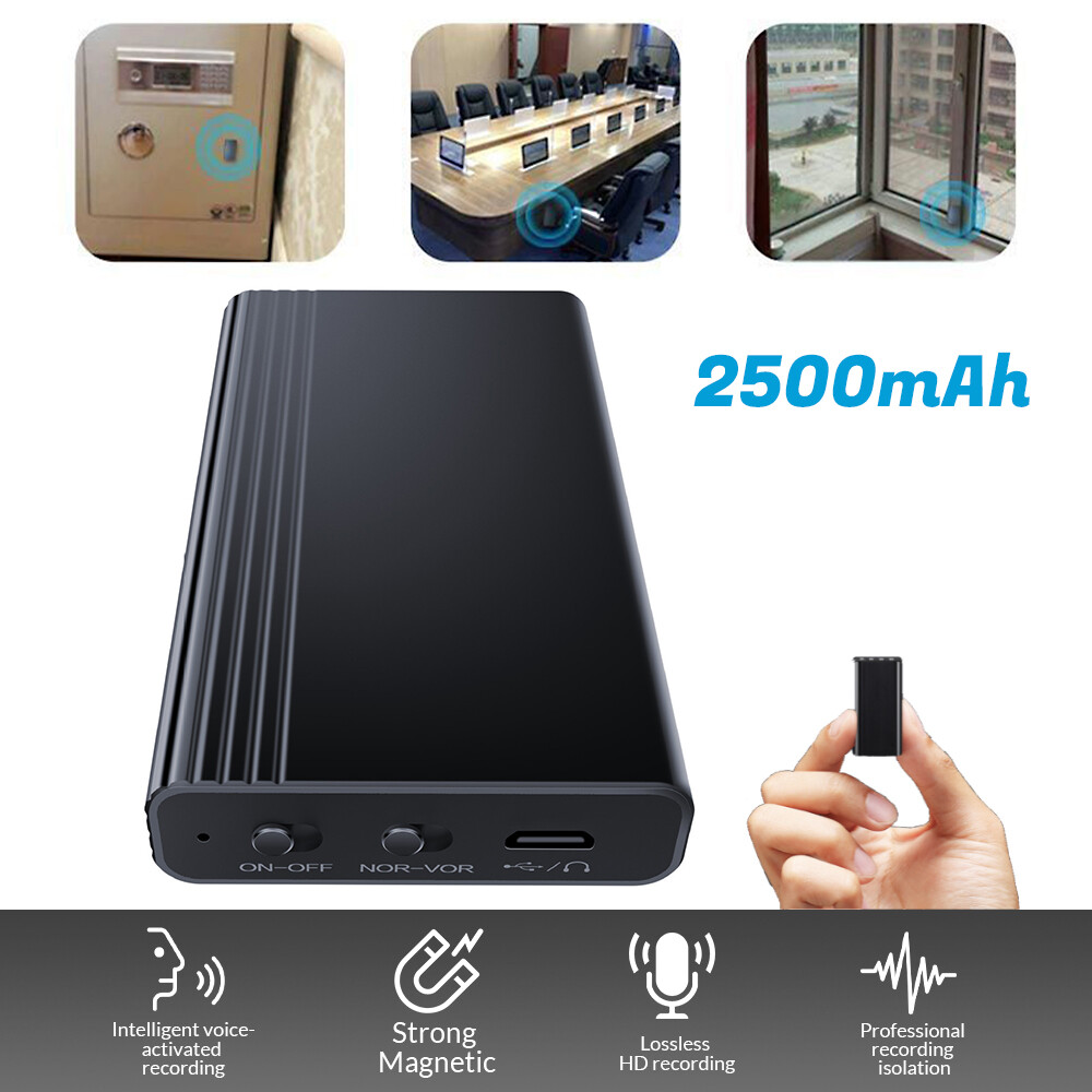 32GB Mini Spy Hidden Audio Recorder Voice Activated Office Listening Device US