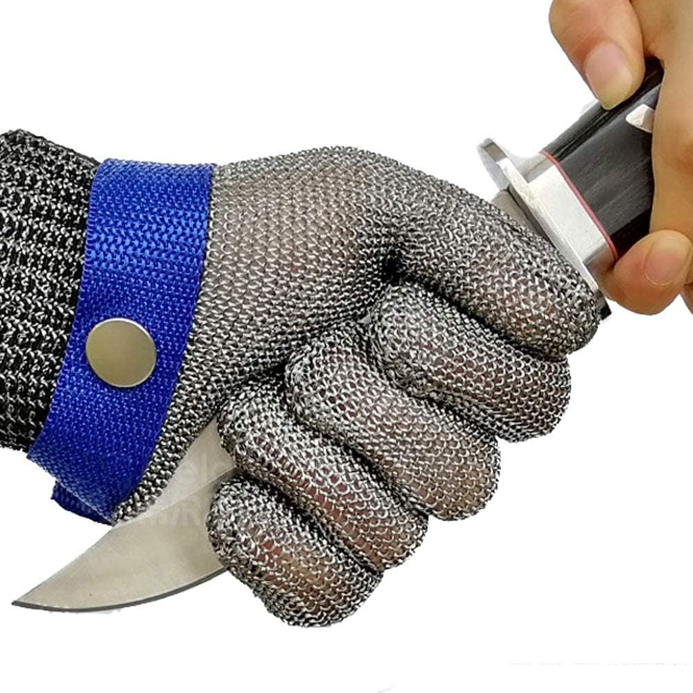 Cut Resistant Glove Stainless Steel Mesh Metal Glove for Kitchen Cooking Cutting