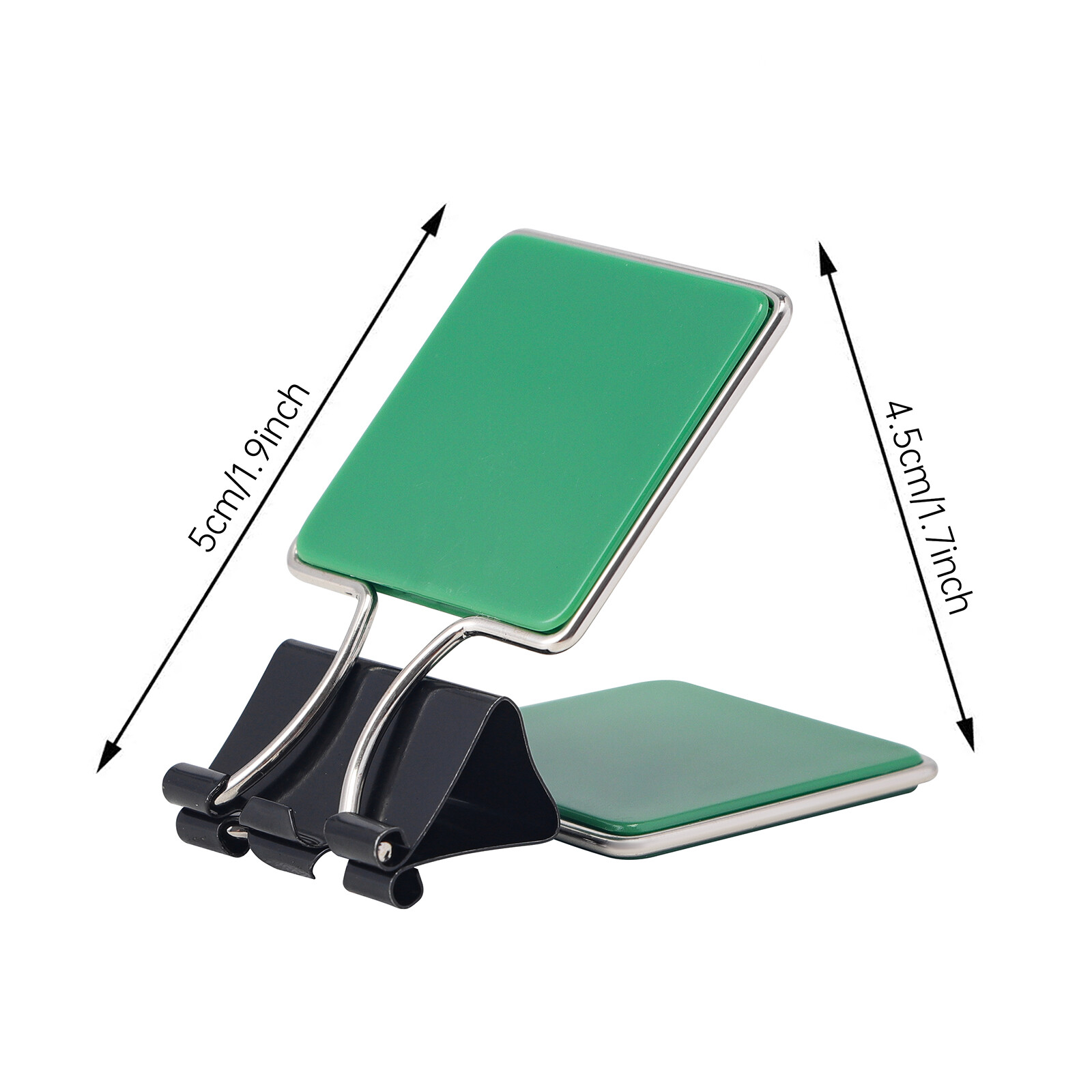 Square Metal Binder Clips 8 Pcs/Set Photo Notes Letter File Paper Clips