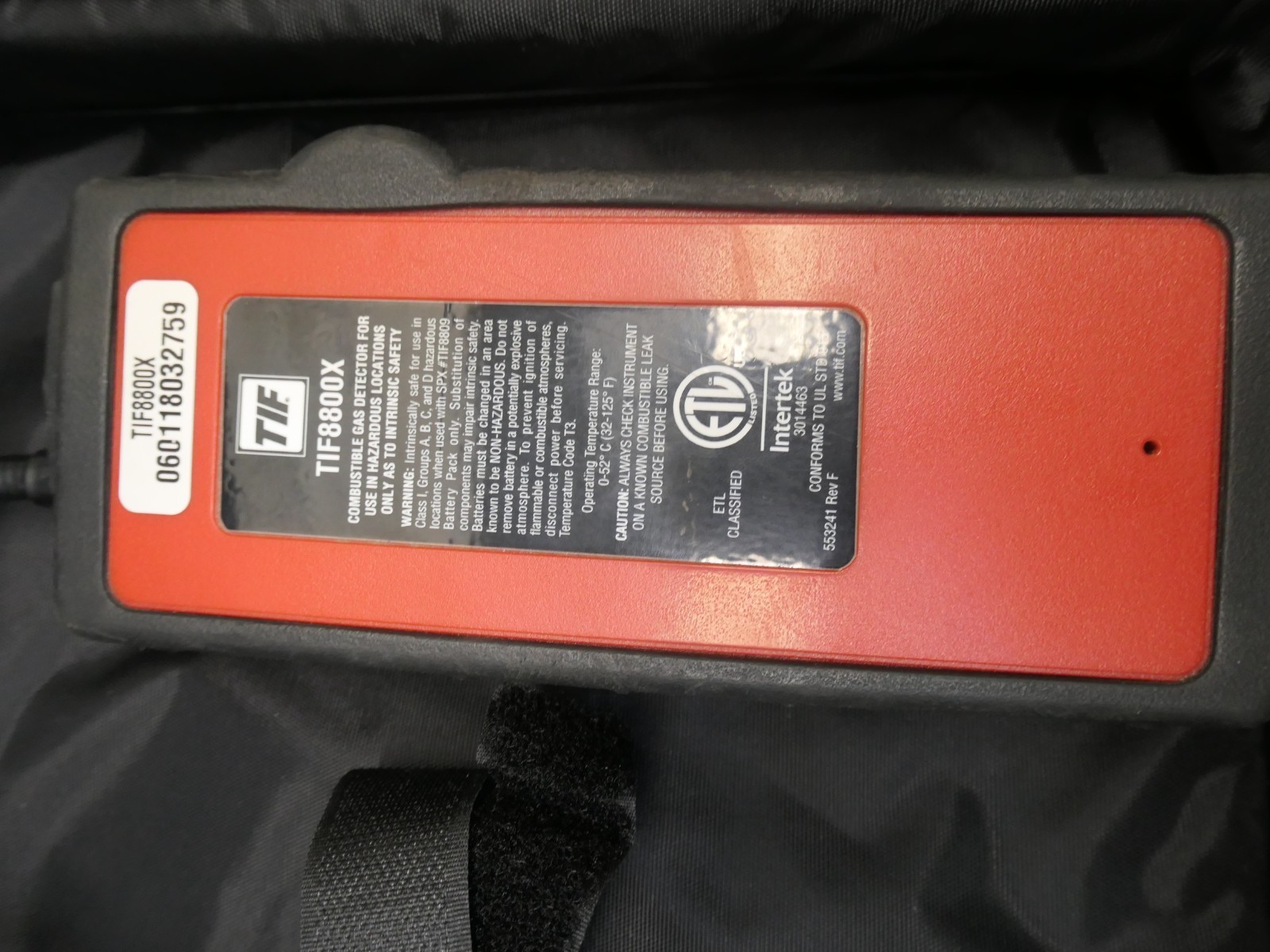 Robinair TIF 8800X Handheld Combustible Gas Detector