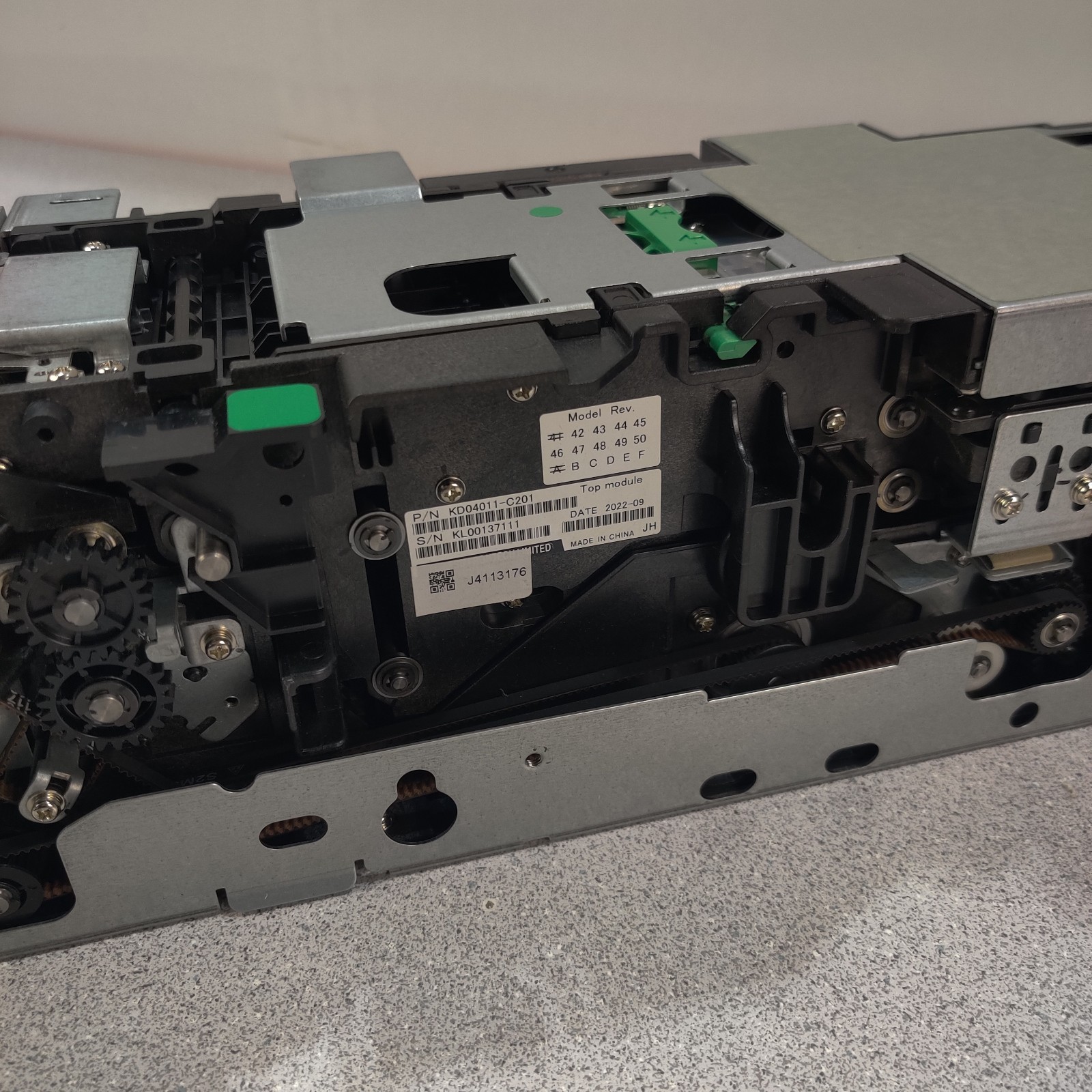 KD04011-C201 497-0524694 Fujitsu GSR50 Bunch Acceptor Top Module FOR PARTS!!