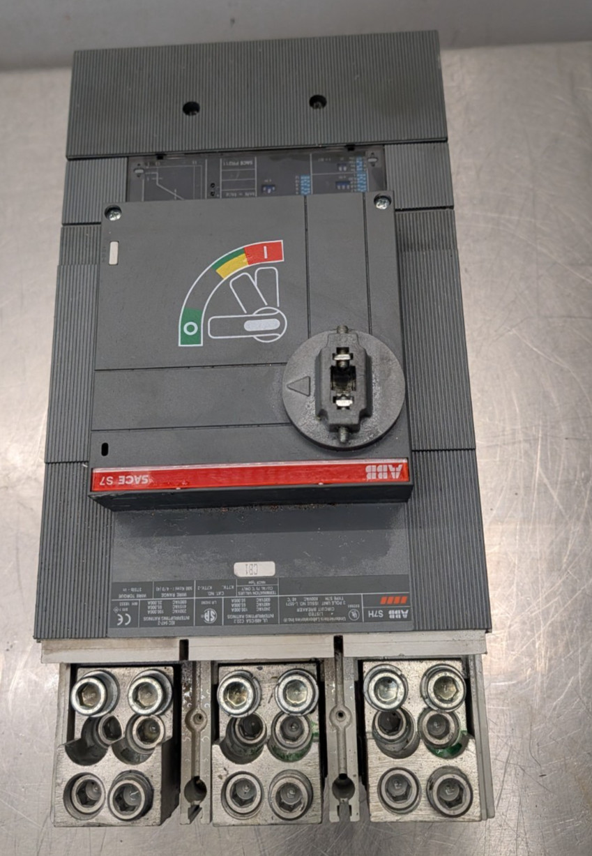 ABB S7H 1000A Circuit Breaker 3P 600V SACE PR211 3A 400v aux S7