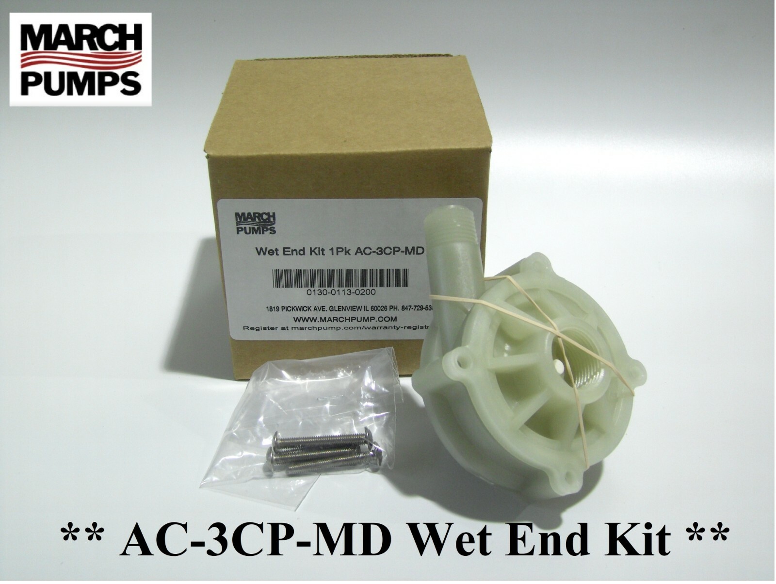 March AC-3CP-MD wet end kit 0130-0113-0200 PMA500