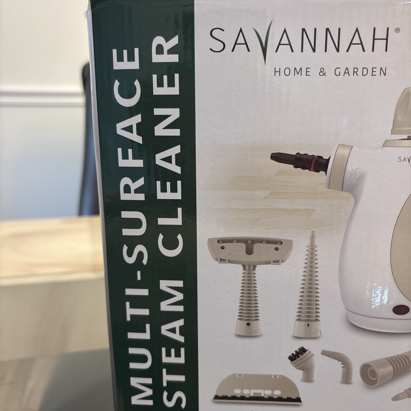 Steam Cleaner Multi Surface 9 Attachments Sealed By Savannah Brand New