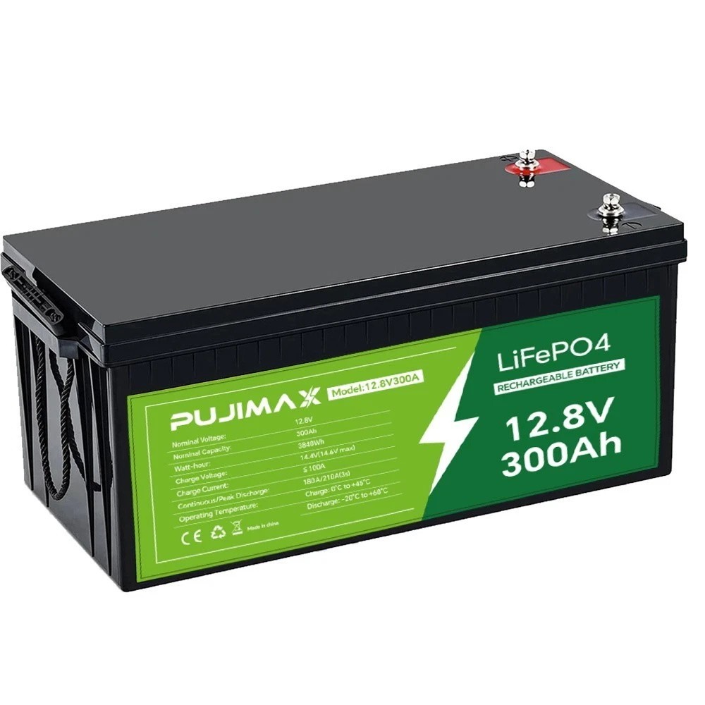 12V 300Ah LiFePO4 Lithium Battery for Solar Back Up System Marine Build in BMS