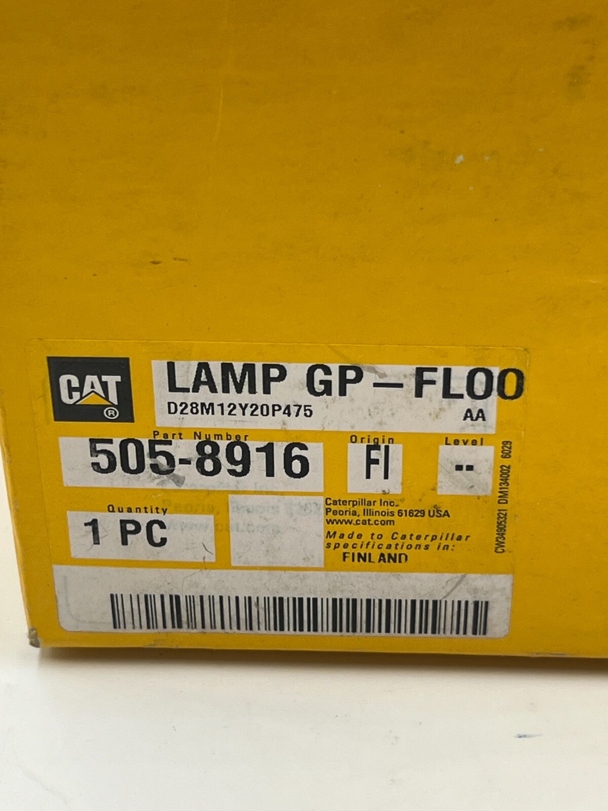 Caterpillar 505-8916 24Volt White LED Flood Lamp 2100 lumens 9-32V For Excavator