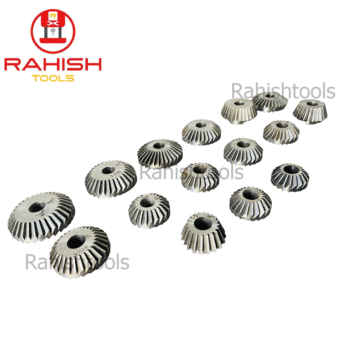 15 Pcs New Engine Valve Seat High Carbon Steel Face HCS Cutter Set USA ACTOOLS
