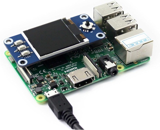 Raspberry Pi 5 4B 3B+ 2B + Zero W Zero 2 W Pico Pico 2W 1.44 Inch LCD Display