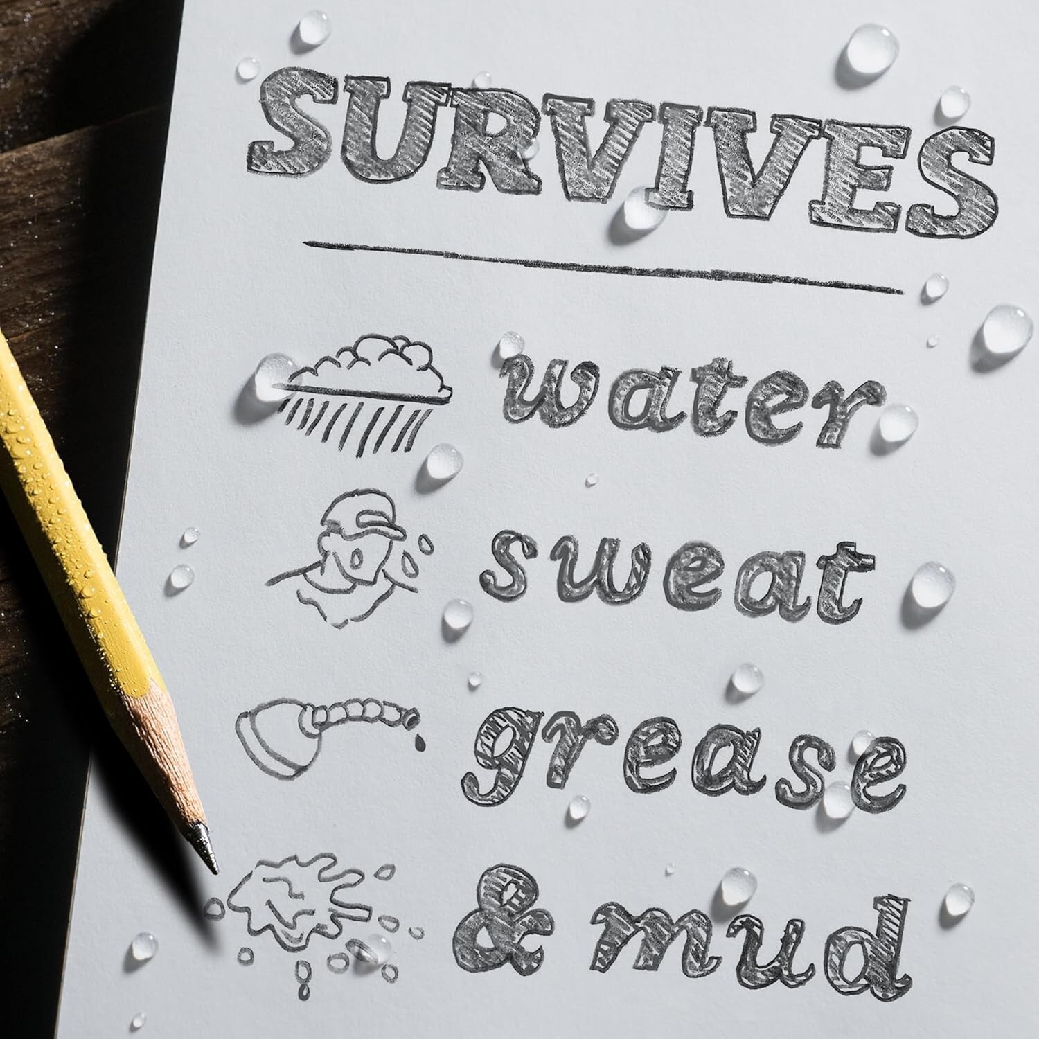 RITE IN THE RAIN(Qty.4) All Weather Notebook:4″x6″ Write Wet/Dry *Free Shipping*
