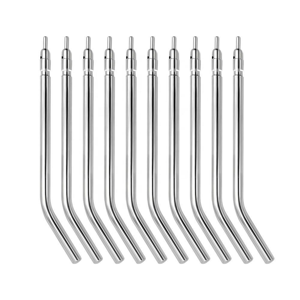 100PCS /bag Dental Stainless Steel Three-Ways Air Water Syringe Tip Water Nozzle