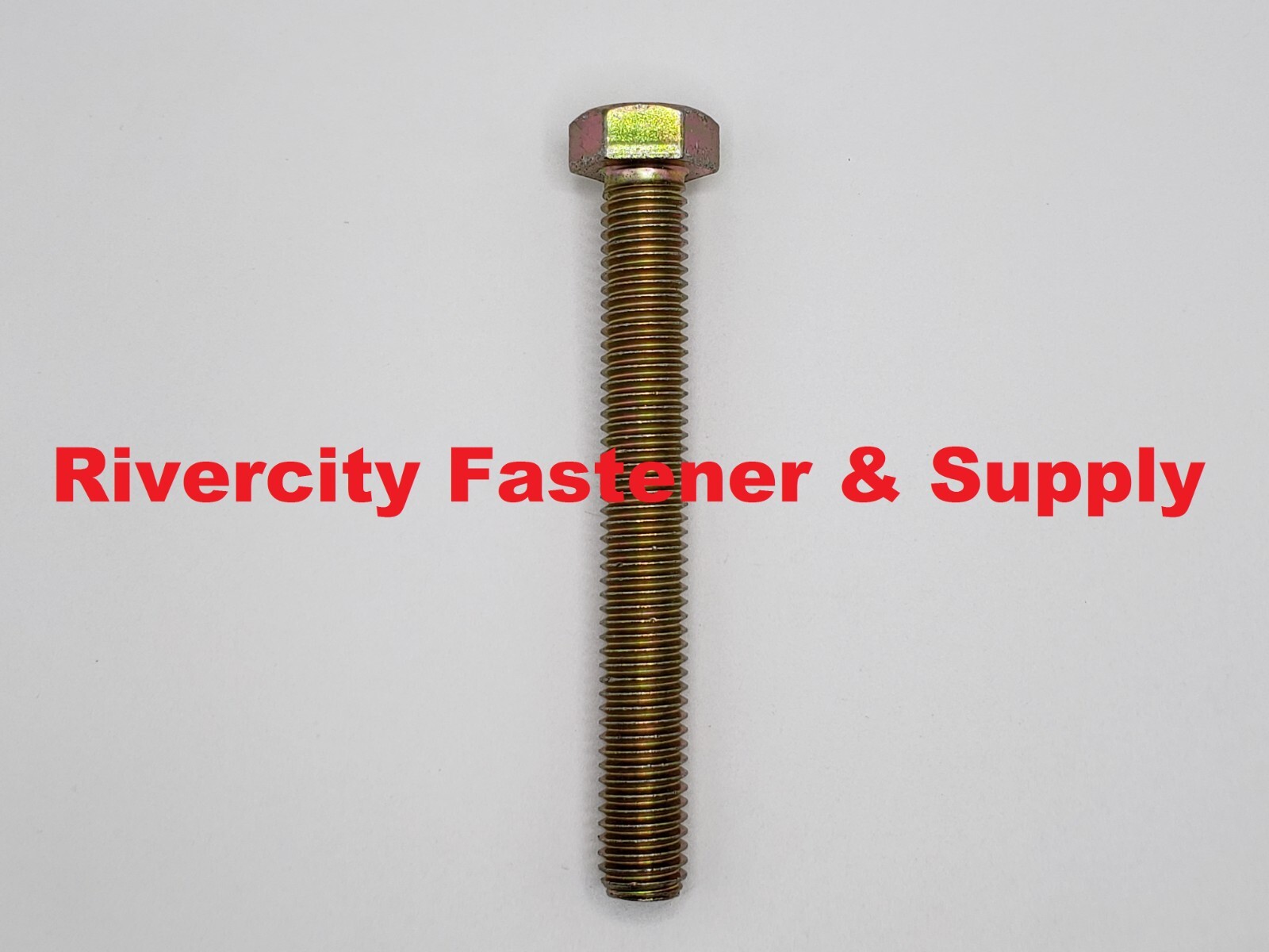 (5) 1/2-13×4 Grade 8 Tap Bolts 1/2 x 4 Hex Head Screws .50 x 4.00 Full Thread