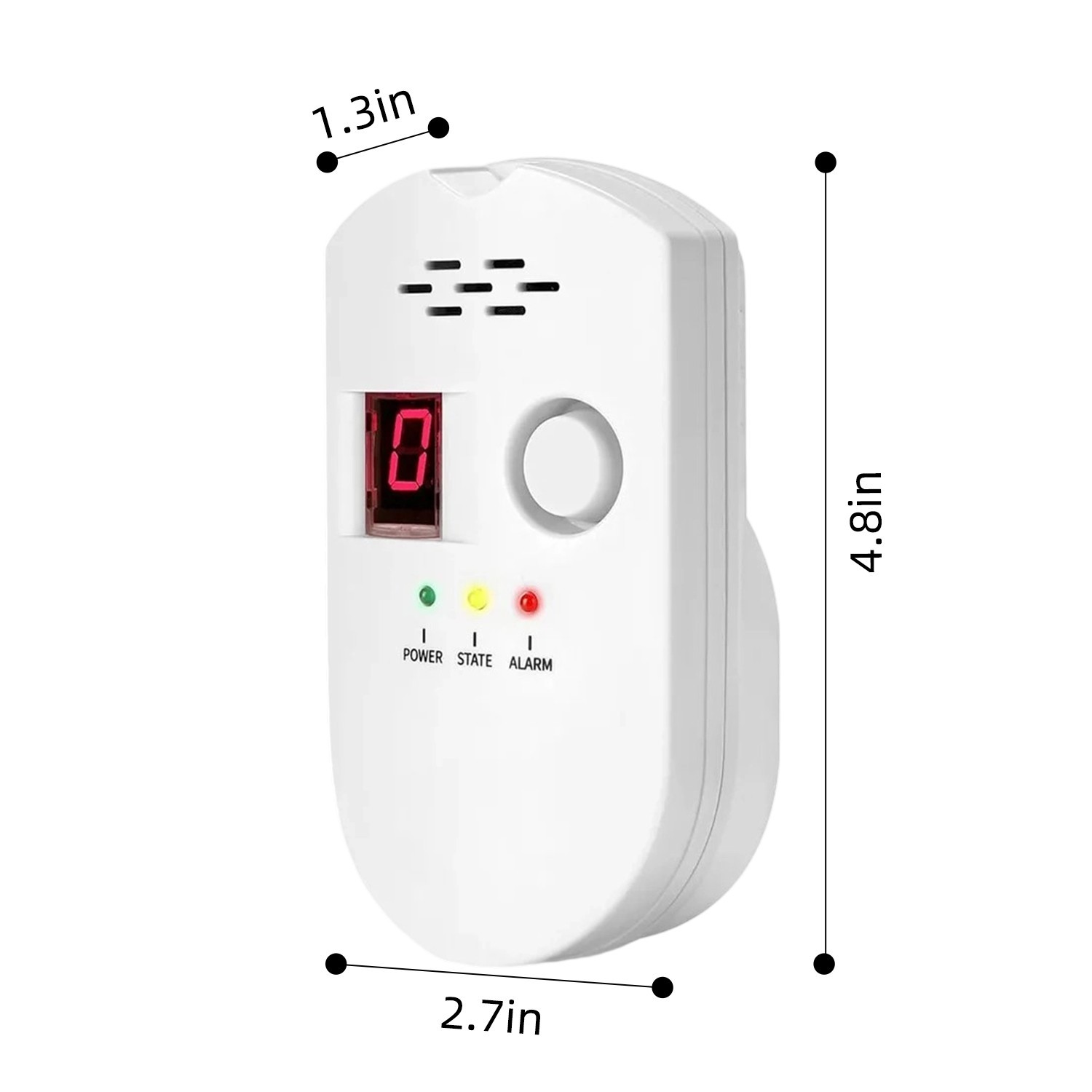 Digital Gas Leak Detector Alarm Sensor Propane Butane Methane Natural Gas Catch