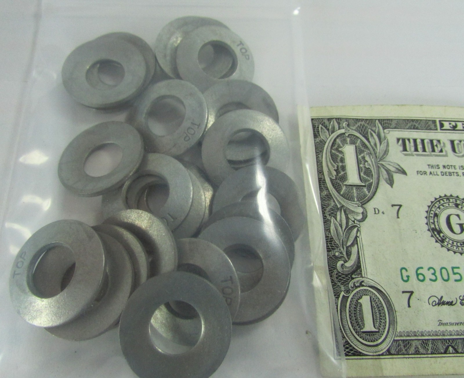 Lot 25 Belleville 3/8″ ID x 7/8″ OD Spring Electrical Panel Lug Washers Square D