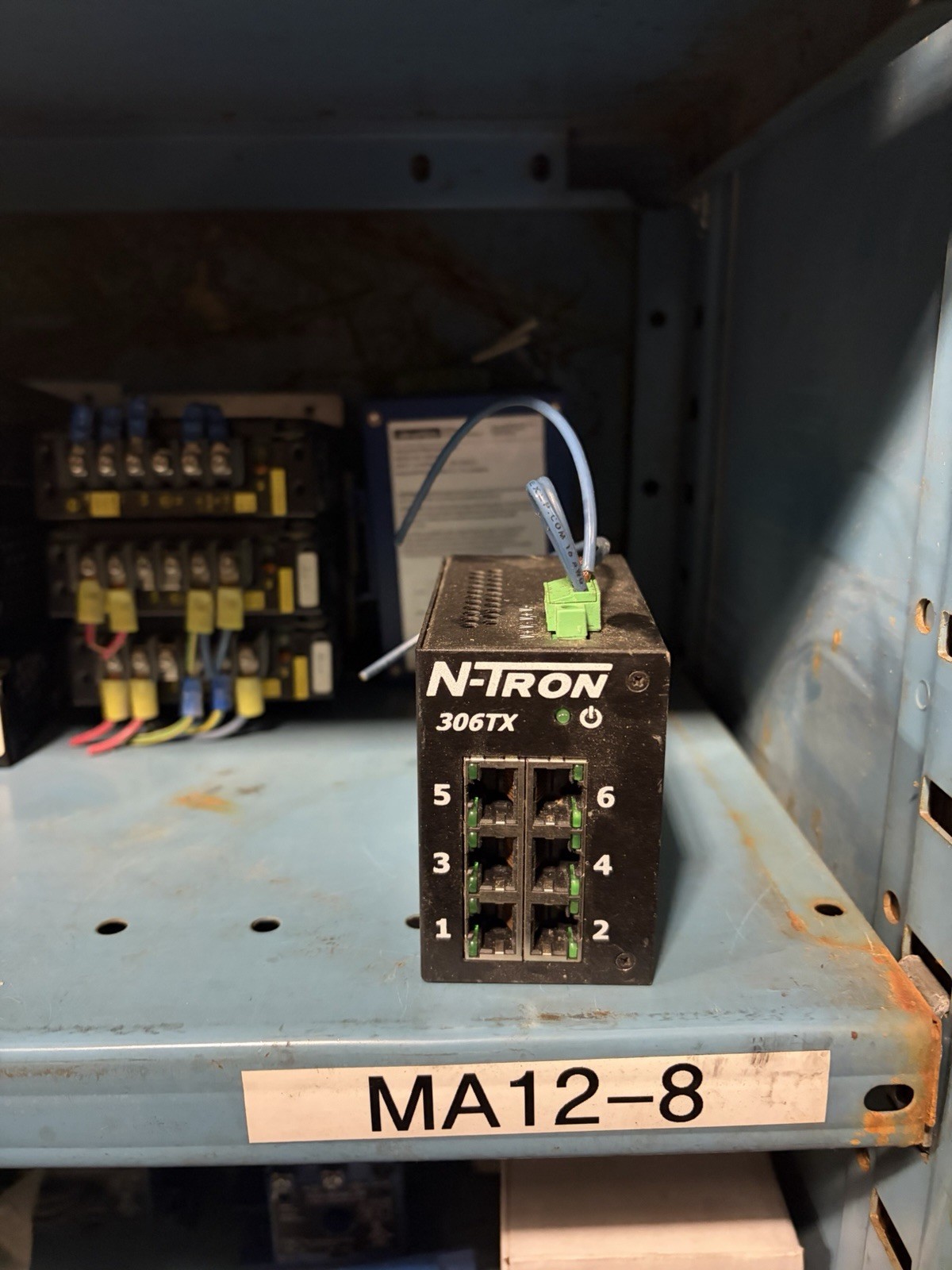 N-TRON 306TX 6-Port Industrial Ethernet Switch 10-30V 0.5A 1.6GB/s NTRON USED