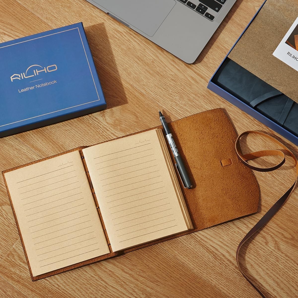 Hand-Stitched Vintage Leather Diary – 4.8×6.5 Mini Notebook for Everyday Use