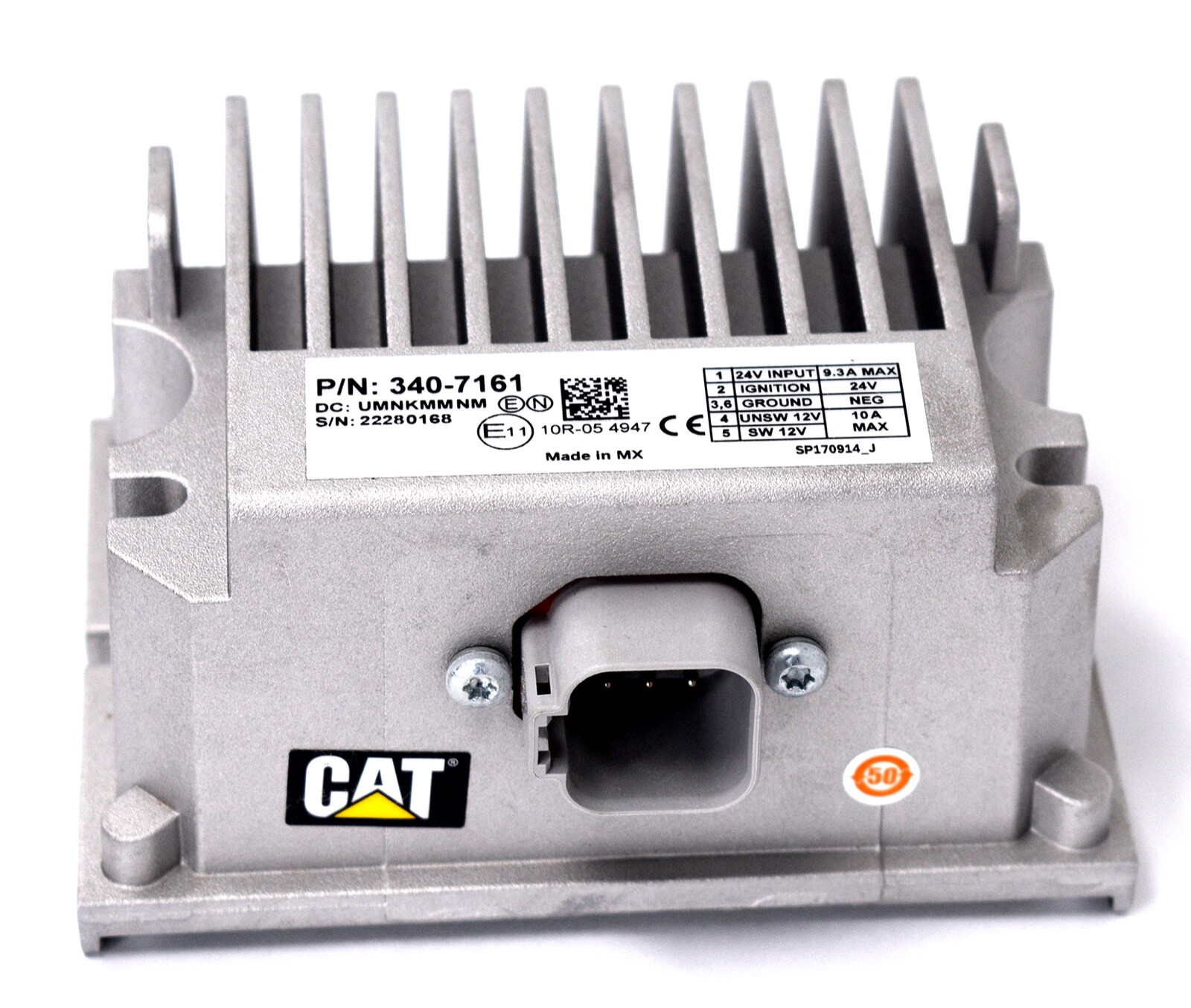 CAT 340-7161 24 V to 12 V Power Converter New