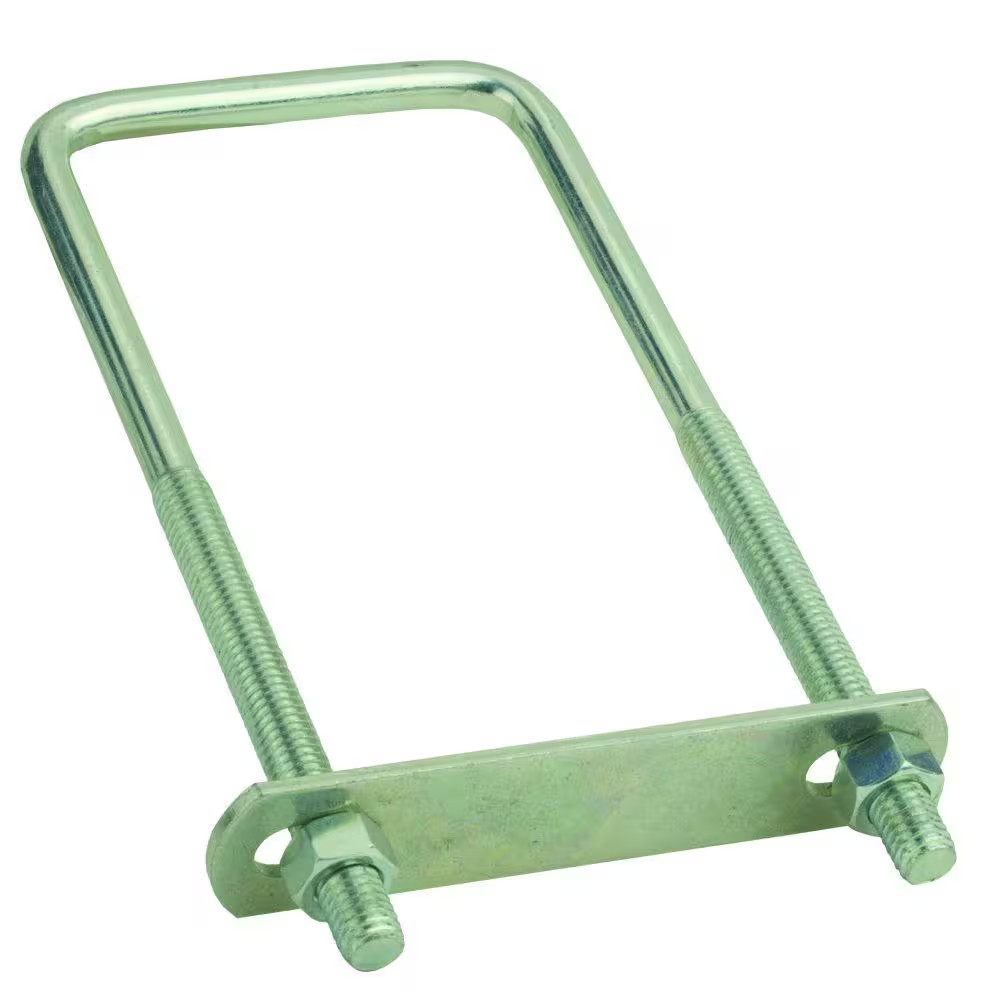3/8 In. X 3 In. X 7 In. Zinc-Plated Square U-Bolt