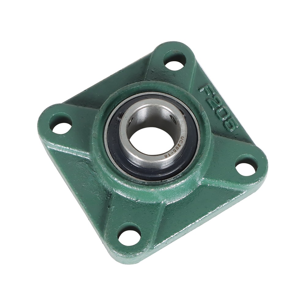 10 Pcs UCF205-16 Pillow Block Flange Bearing 1″ Bore 4 Bolt Solid Base
