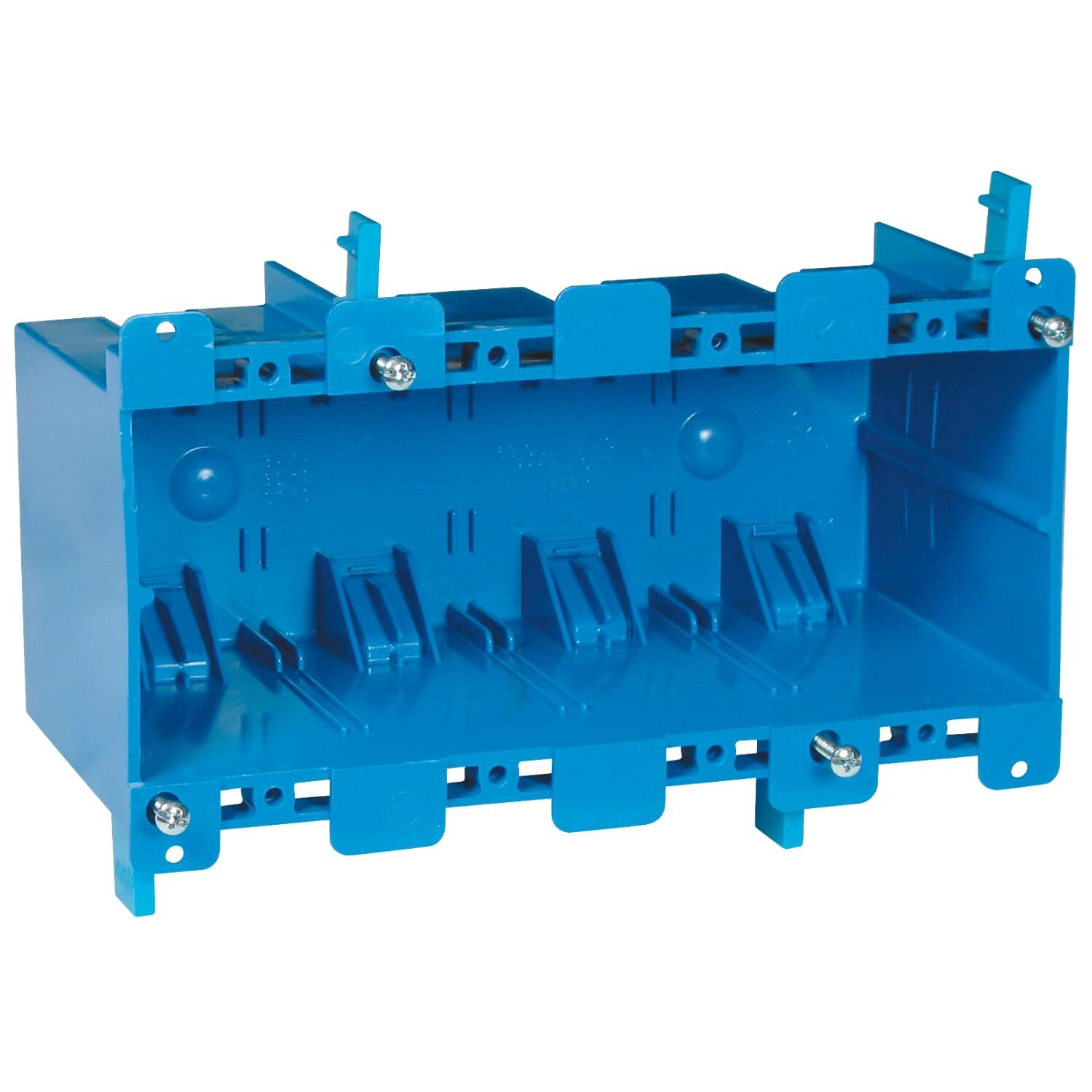 Carlon B468r Work Outlet Box 4 Gang 7.57inch Length By 2.89inch Width By 3.56inc