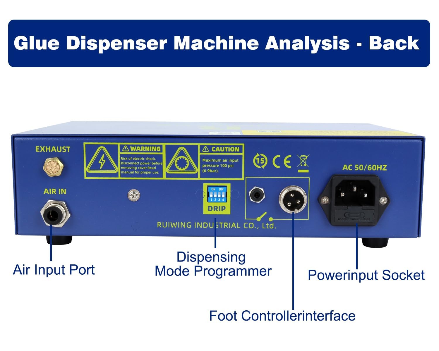 983A Auto Glue Dispenser 110V – Digital Solder Paste Liquid Controller 110V