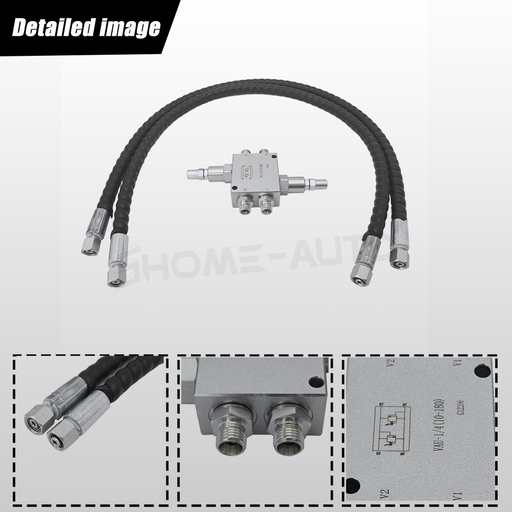 Mini Excavator Cushion Valve Kit Complete for Swivel Motor Assembled