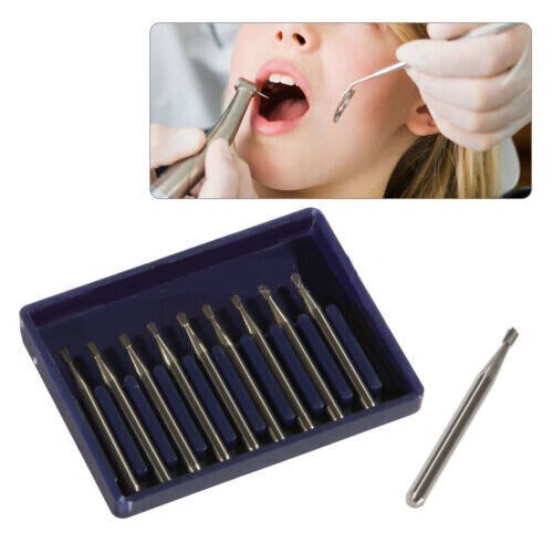 1-10 packs Dental Tungsten steel Carbide Steel Burs Bur FG-330 19mm USA