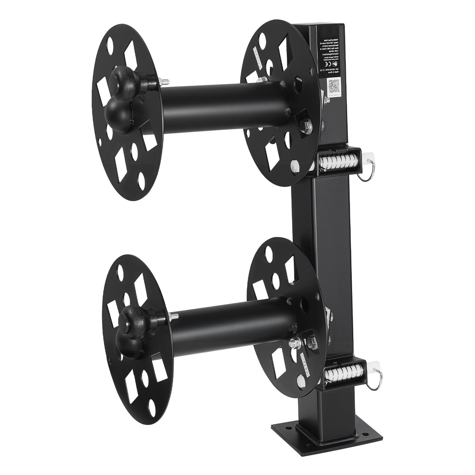 Uimoso Durable Dual Welding Cable Reel for 150FT 1/0 & 125FT 2/0 Cables