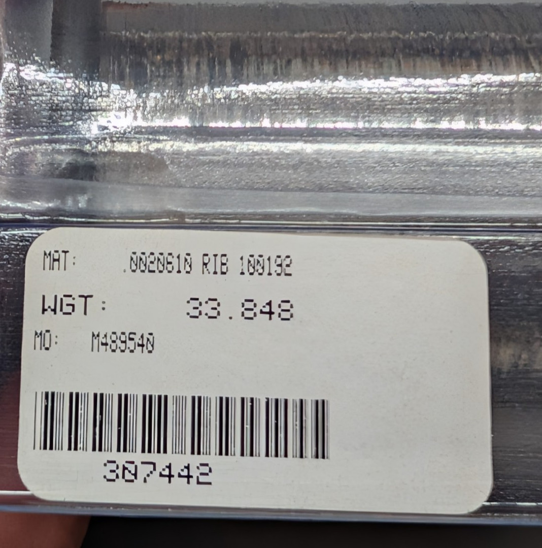 California Fine Wire 304 Stainless Steel Ribbon 0.003″ x 0.025″ 2127ft Spool NOS