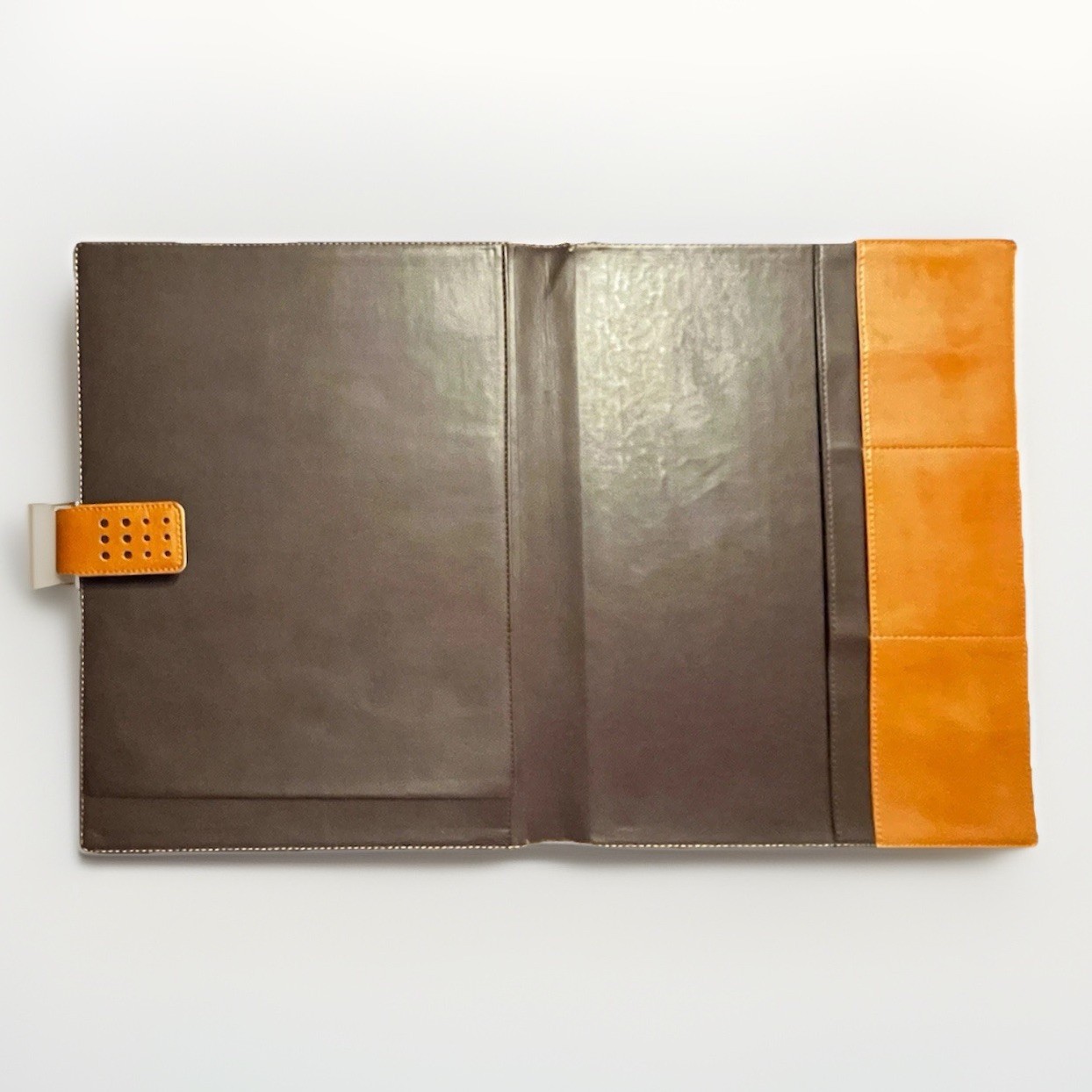 inTEMPO Firenze Italian Leather Padfolio Columbia University Made In Italy