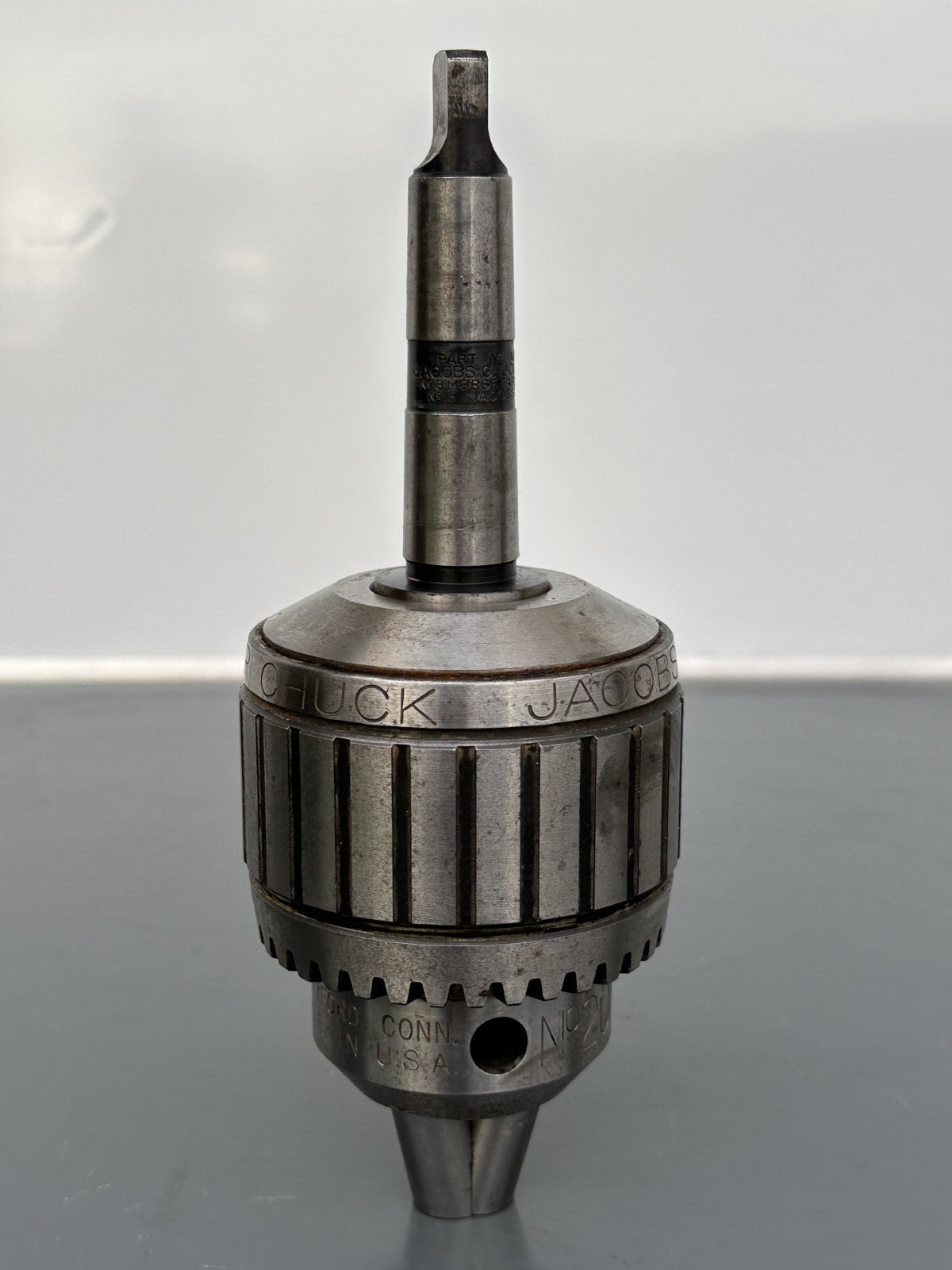 Jacobs 20N HD Ball Bearing Super Chuck 3/8-1″ Cap w/ MT3 Arbor
