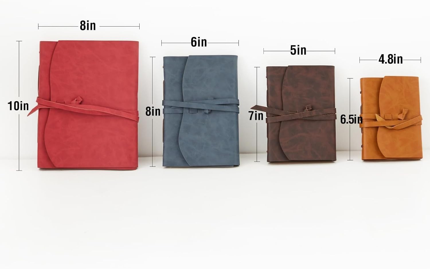 Leather Journal Notebook – Genuine Leather Journals for Writing 8×10 Inches, …