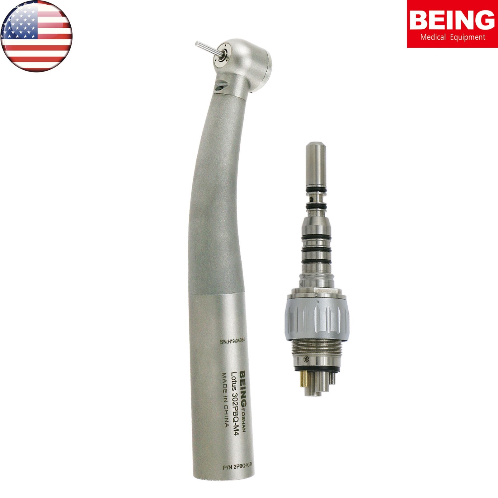 US BEING Dental High Speed Air Turbine Handpiece fit KaVo MULTIflex 6 pin M4