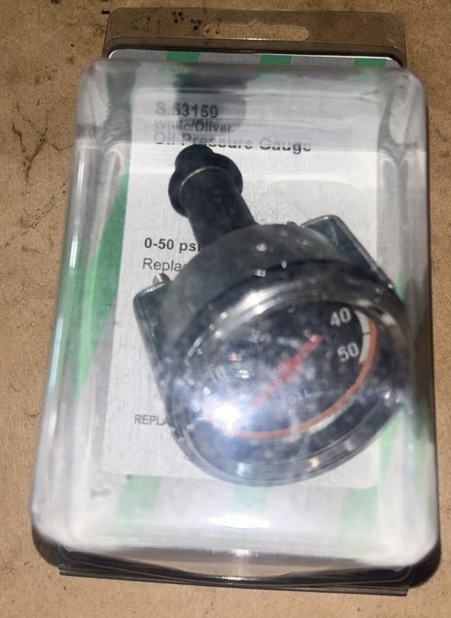 OLIVER TRACTOR OIL PRESSURE GAUGE 1550 1555 1600 1650 Sparex S.53159 0-50 PSI