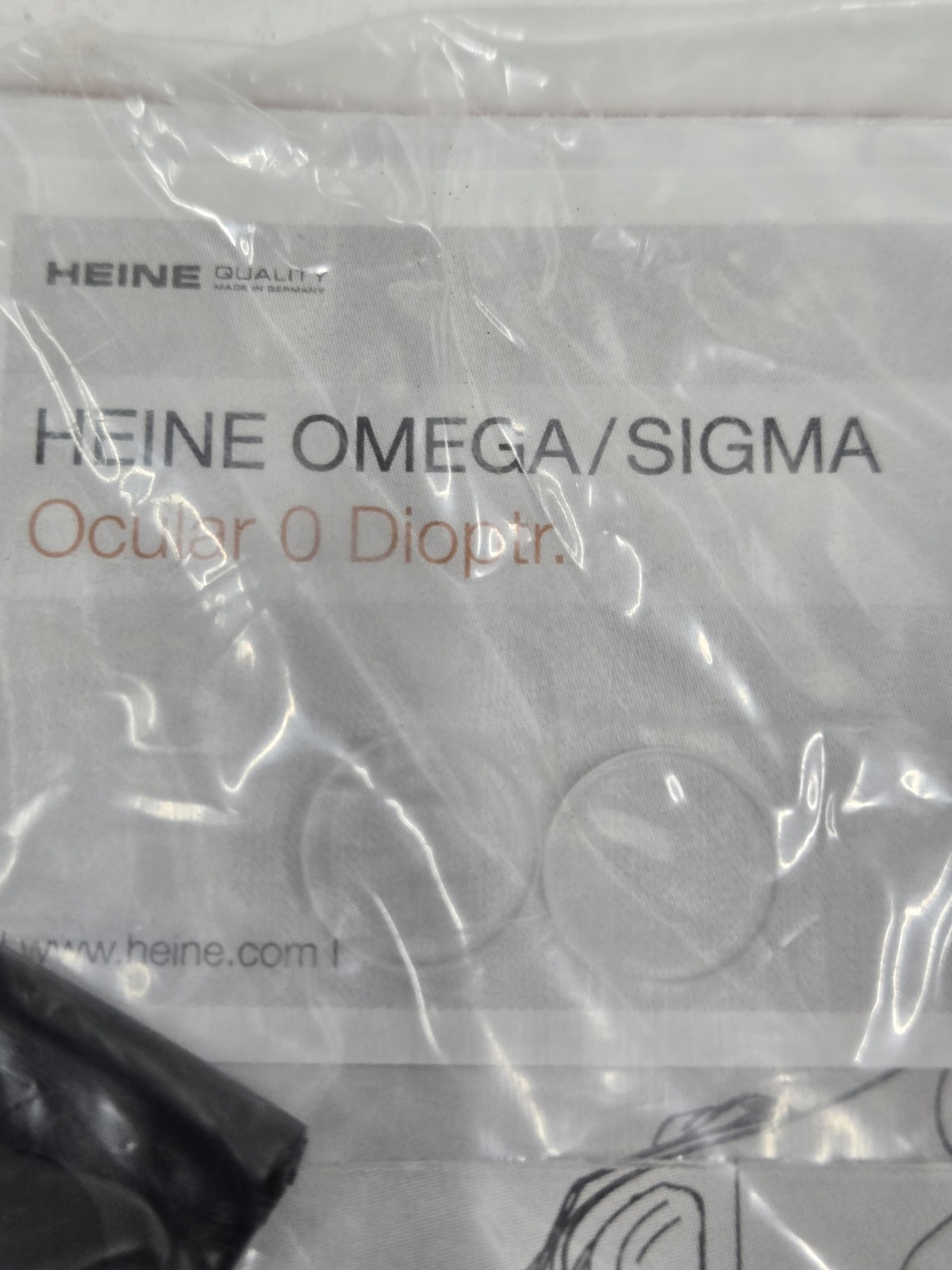 Heine Omega Sigma Ocular 0 Dioptr Lens for Omega 500