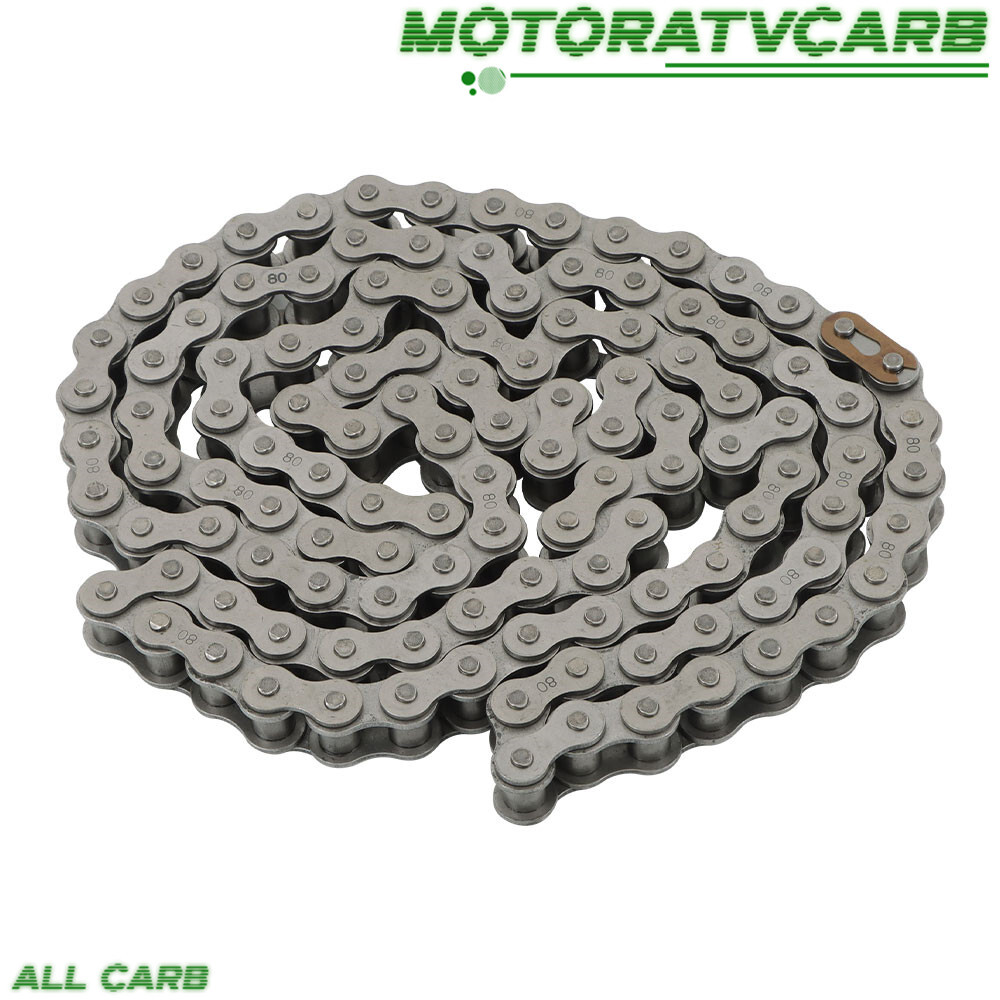 ALL-CARB #80 Heavy Duty Roller Chain × 10 Feet With 1 Connector