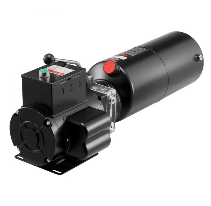 VEVOR Hydraulic Pump Power Unit AC 220V 10 Quart Single Acting Hydraulic Unit